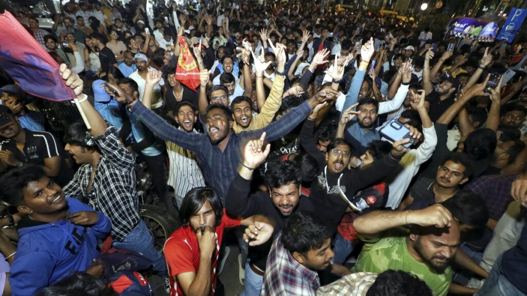 RCB fans celebration 2025