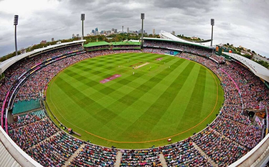 Sydney Cricket Ground during a Test – among the top 10 iconic cricket venues