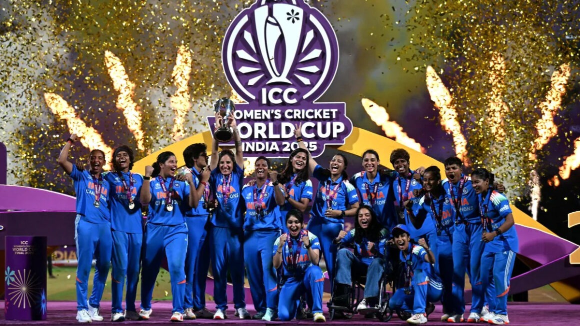 indian women’s cricket team victory celebration
